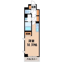 ラミューズ宇都宮の物件間取画像